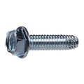 Midwest Fastener Sheet Metal Screw, #8 x 5/8 in, Zinc Plated Steel Hex Head Combination Drive, 30 PK 931725